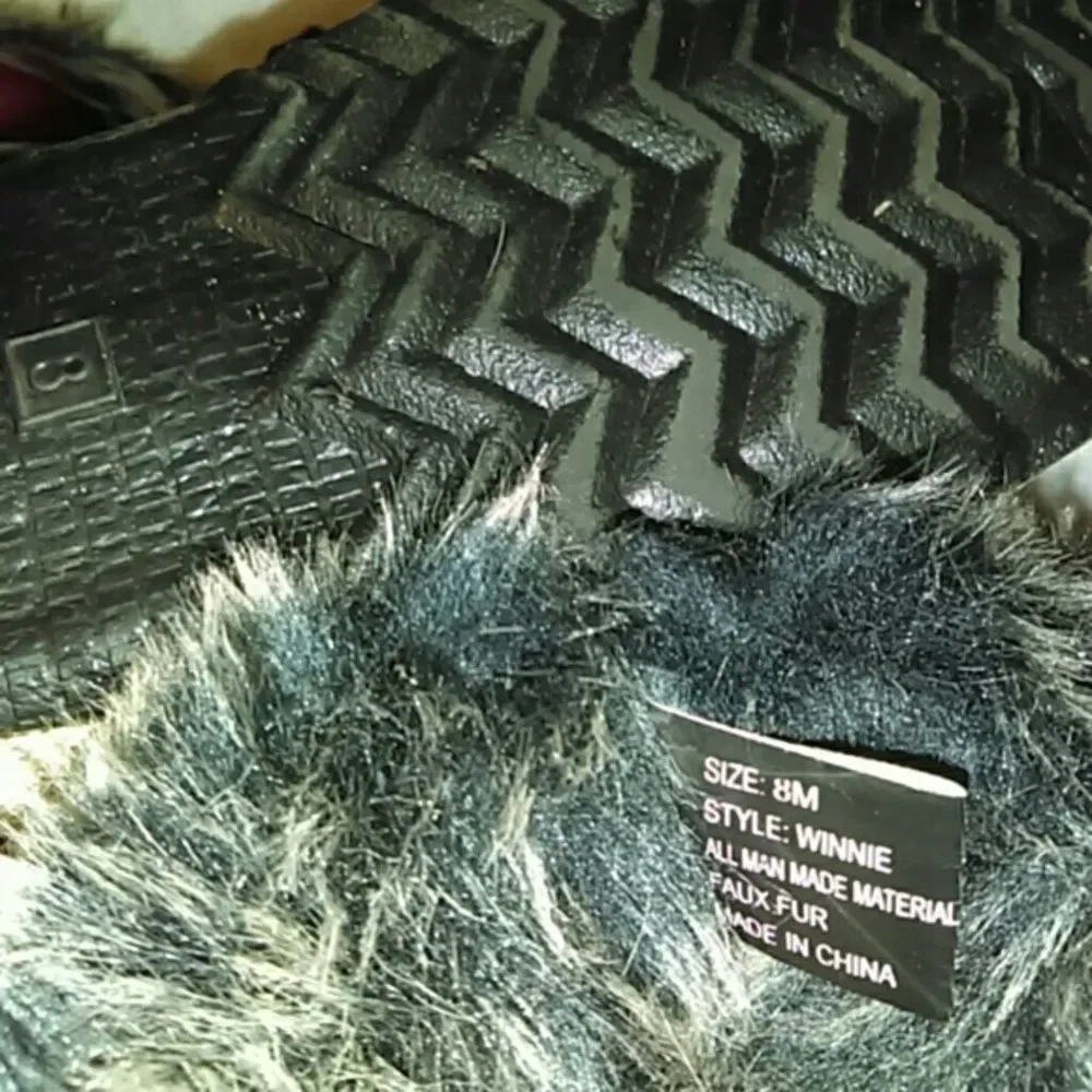 Sporto Warm Faux‎ Fur Lined Winter Duck Boots 8